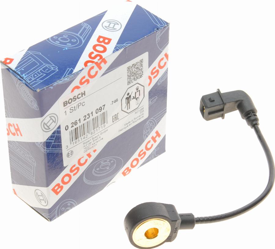 BOSCH 0 261 231 097 - Knock Sensor onlydrive.pro