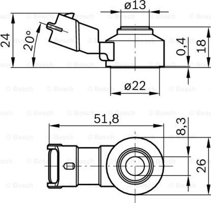 BOSCH 0 261 231 173 - Knock Sensor onlydrive.pro