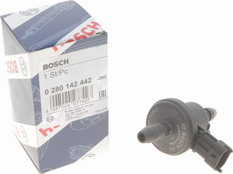 BOSCH 0 280 142 442 - Breather Valve, fuel tank onlydrive.pro