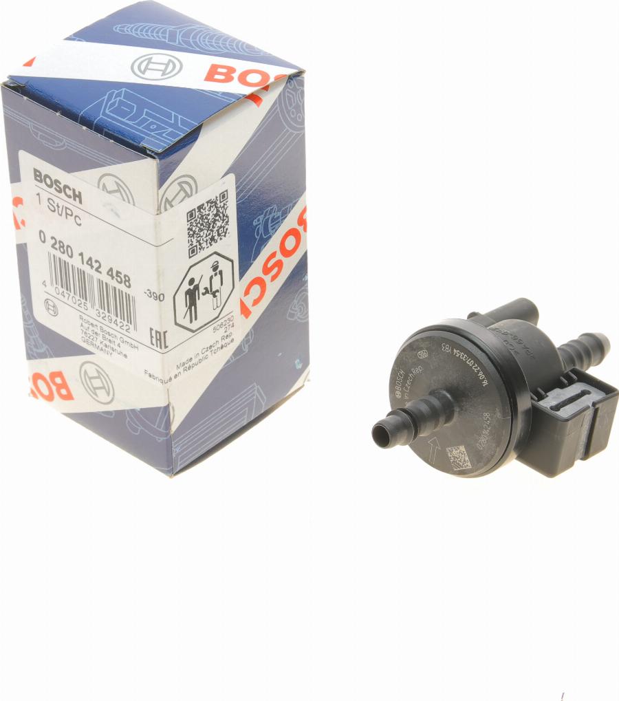 BOSCH 0 280 142 458 - Ventilācijas vārsts, Degvielas tvertne onlydrive.pro