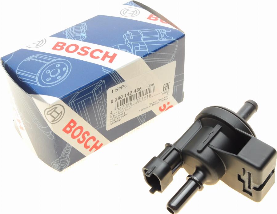 BOSCH 0 280 142 486 - Breather Valve, fuel tank onlydrive.pro