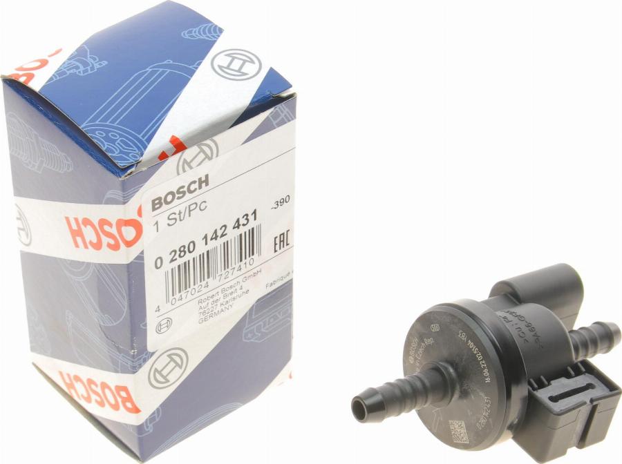 BOSCH 0 280 142 431 - Täite / õhutusklapp kütusepaagile onlydrive.pro