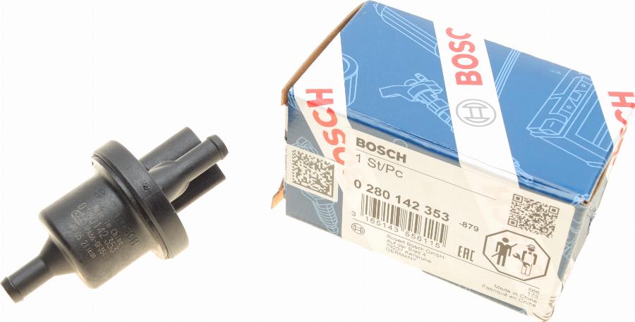 BOSCH 0 280 142 353 - Клапан вентиляции, топливный бак onlydrive.pro