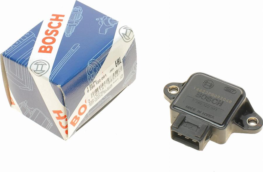 BOSCH 0 280 122 001 - Датчик, положение дроссельной заслонки onlydrive.pro