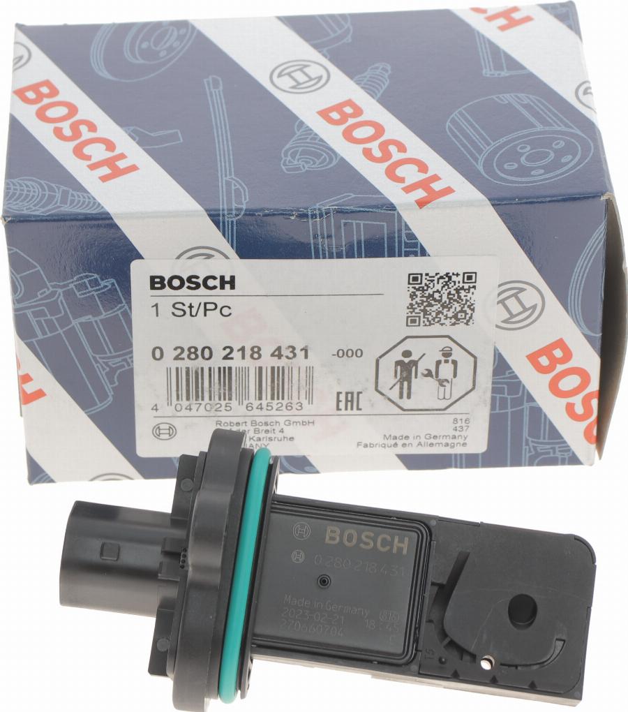 BOSCH 0 280 218 431 - Ilmamassamittari onlydrive.pro