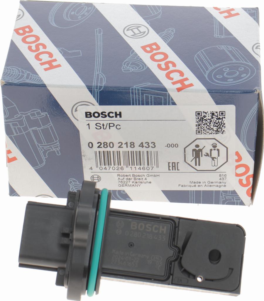 BOSCH 0 280 218 433 - Air Mass Sensor onlydrive.pro