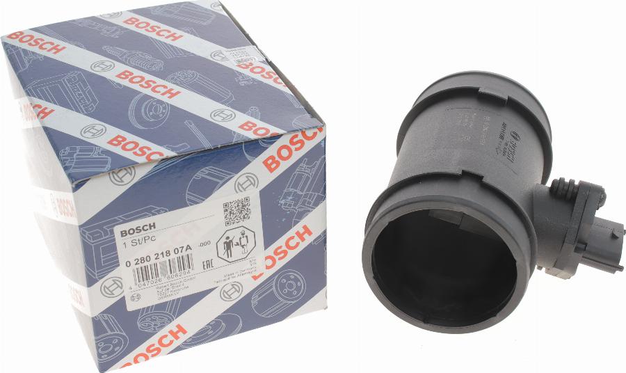 BOSCH 0 280 218 07A - Датчик потока, массы воздуха onlydrive.pro