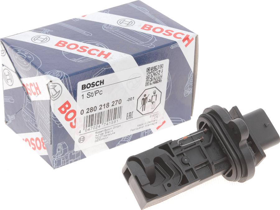 BOSCH 0 280 218 270 - Air Mass Sensor onlydrive.pro