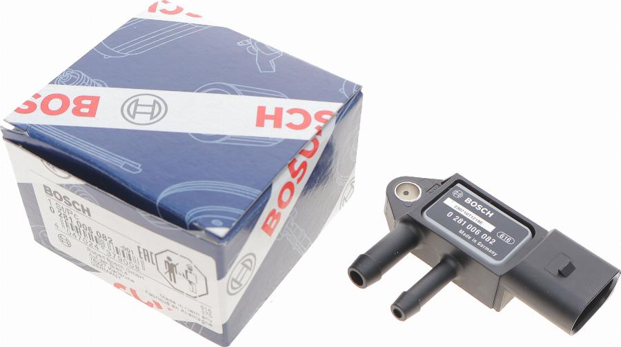 BOSCH 0 281 006 082 - Sensor, exhaust pressure onlydrive.pro