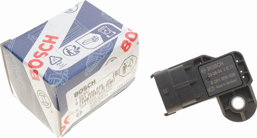 BOSCH 0 281 006 028 - Tunnistin, ahtopaine onlydrive.pro