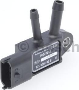 BOSCH 0 281 006 122 - Sensor, exhaust pressure onlydrive.pro