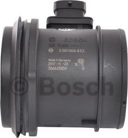 BOSCH 0 281 006 833 - Õhumassimõõtja onlydrive.pro