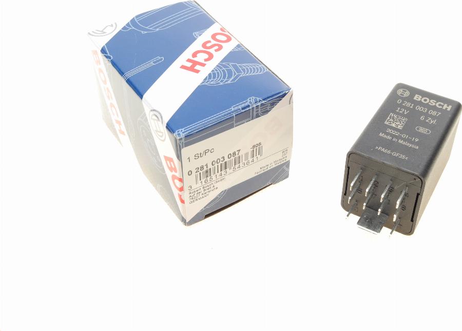 BOSCH 0 281 003 087 - Valdymo blokas, kaitinimo žvakių sistema onlydrive.pro