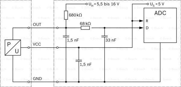 BOSCH 0 281 002 996 - Sensor, boost pressure onlydrive.pro