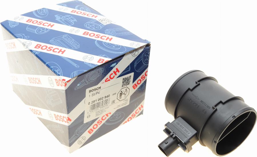 BOSCH 0 281 002 940 - Air Mass Sensor onlydrive.pro