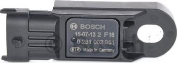 BOSCH 0 281 002 961 - Sensor, boost pressure onlydrive.pro