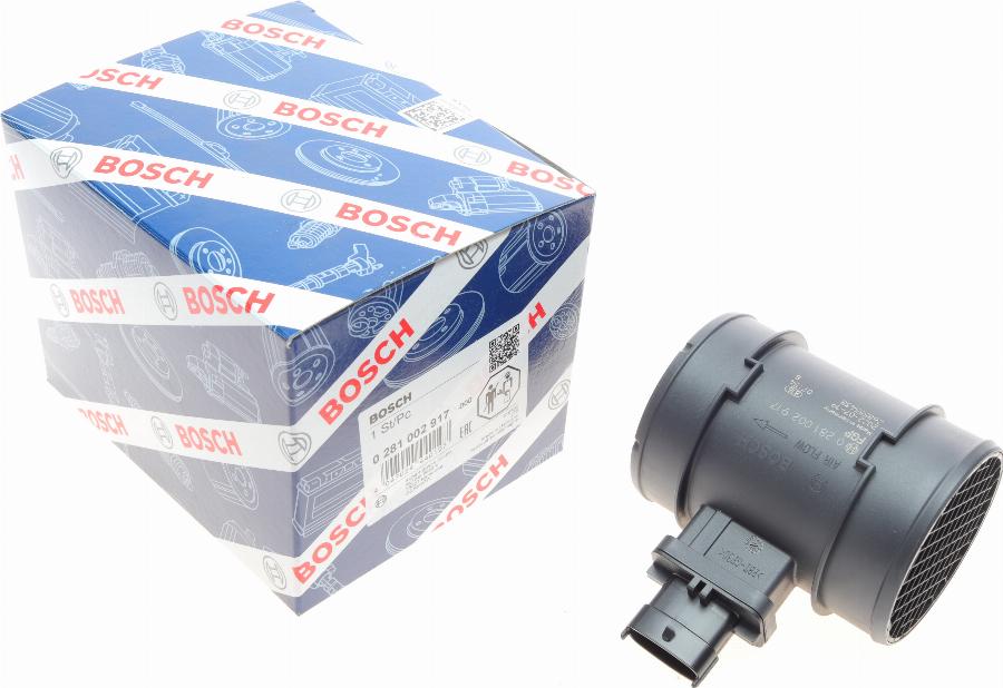 BOSCH 0 281 002 917 - Датчик потока, массы воздуха onlydrive.pro