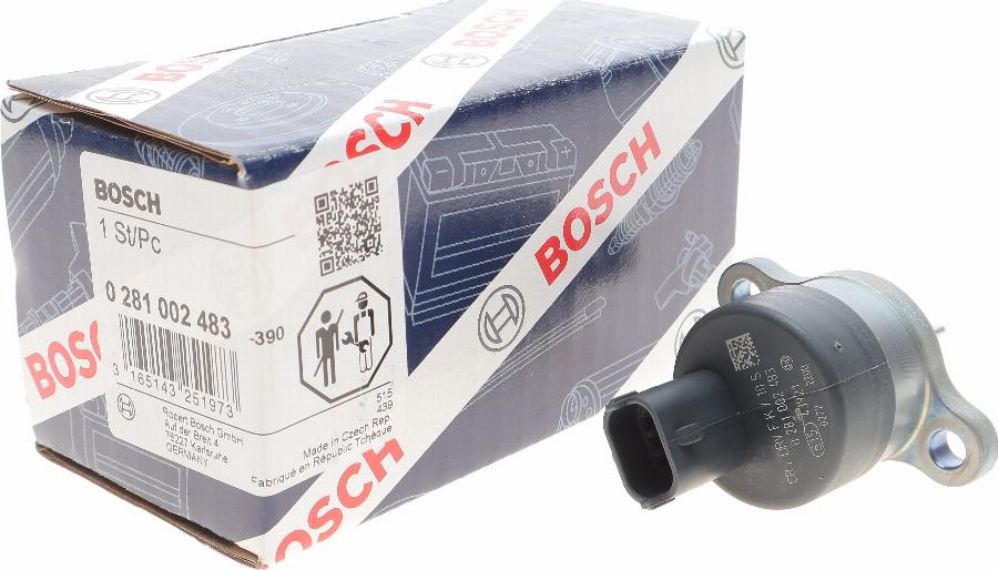 BOSCH 0 281 002 483 - Paineensäätöventtiili, Common-Rail-järjestelmä onlydrive.pro