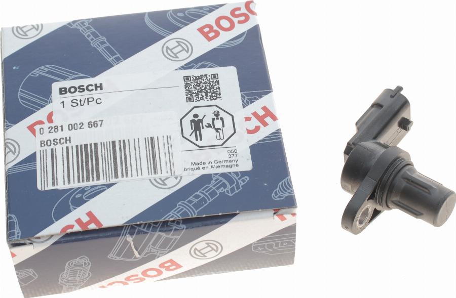 BOSCH 0 281 002 667 - Sensor, camshaft position onlydrive.pro