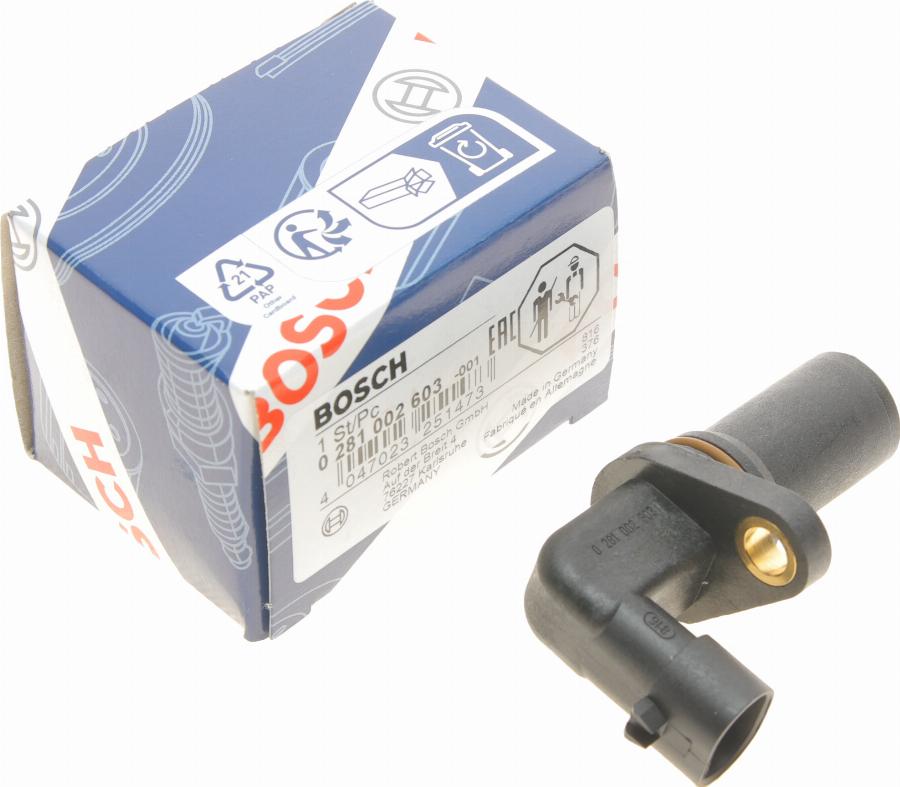 BOSCH 0 281 002 603 - Датчик импульсов, коленвал onlydrive.pro