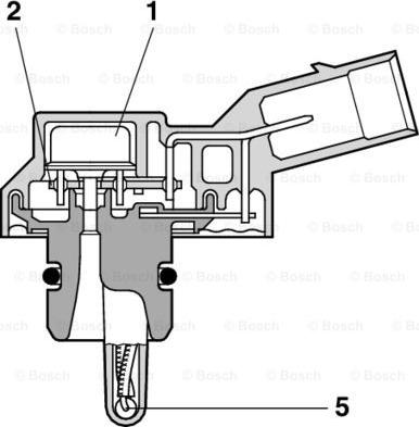 BOSCH 0 281 002 316 - Sensor, boost pressure onlydrive.pro