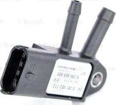 BOSCH 0 281 002 772 - Sensor, exhaust pressure onlydrive.pro