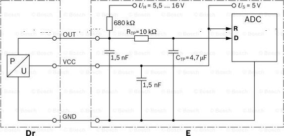 BOSCH 0 281 002 772 - Sensor, exhaust pressure onlydrive.pro