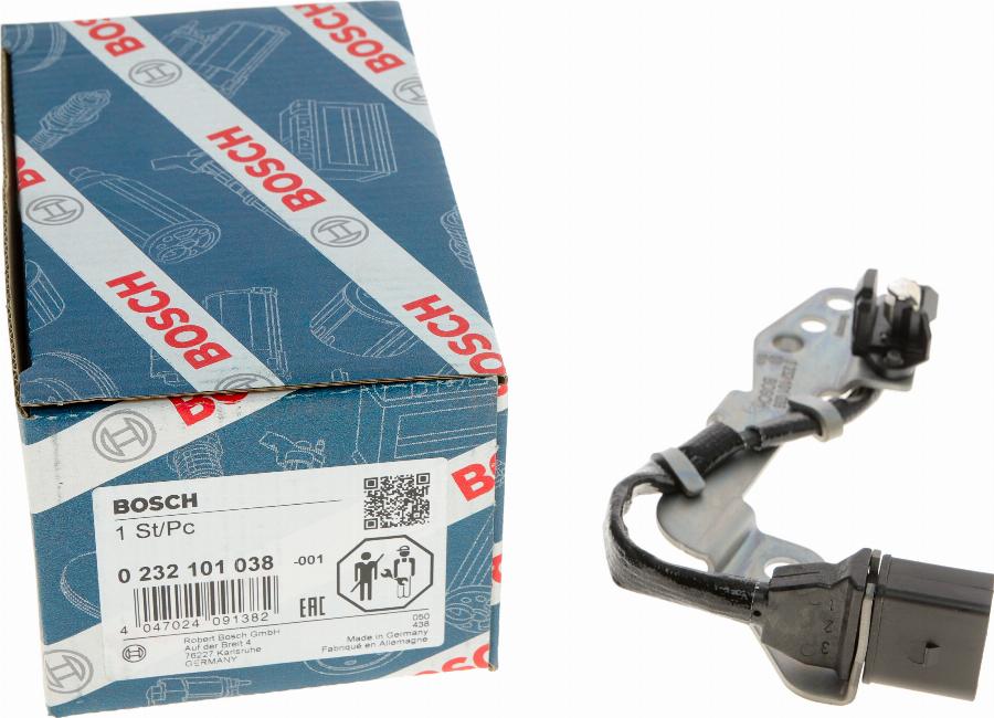 BOSCH 0 232 101 038 - Датчик, положение распределительного вала onlydrive.pro