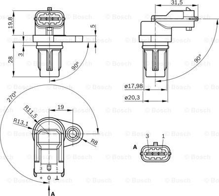 BOSCH 0 232 103 097 - Sensor, camshaft position onlydrive.pro