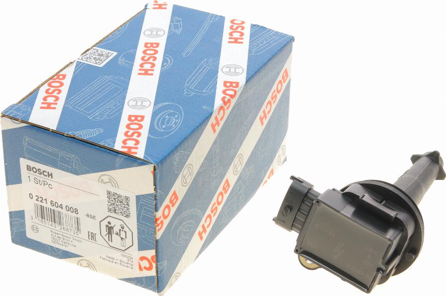 BOSCH 0 221 604 008 - Катушка зажигания onlydrive.pro