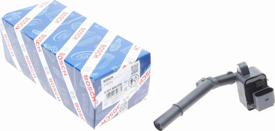 BOSCH 0 221 604 036 - Катушка зажигания onlydrive.pro