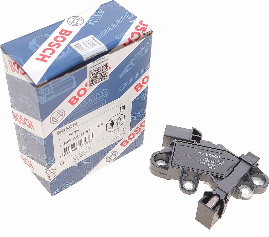 BOSCH 1 986 AE0 051 - Generaatori pingeregulaator onlydrive.pro