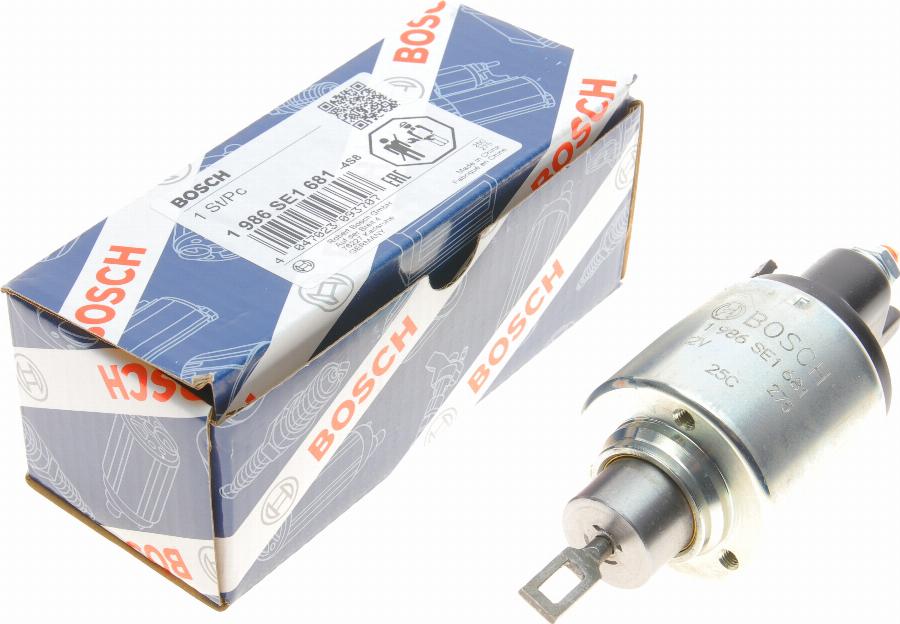 BOSCH 1 986 SE1 681 - Solenoidinis jungiklis, starteris onlydrive.pro