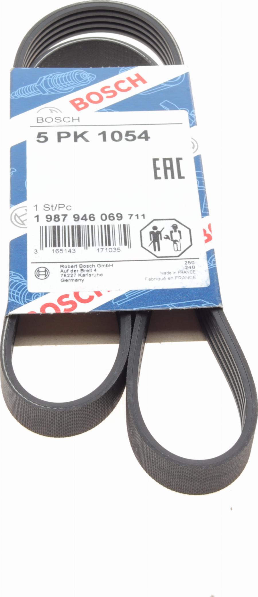 BOSCH 1 987 946 069 - V-Ribbed Belt onlydrive.pro