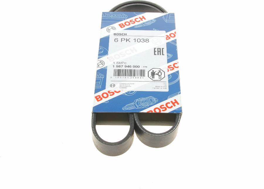 BOSCH 1 987 946 000 - V-Ribbed Belt onlydrive.pro