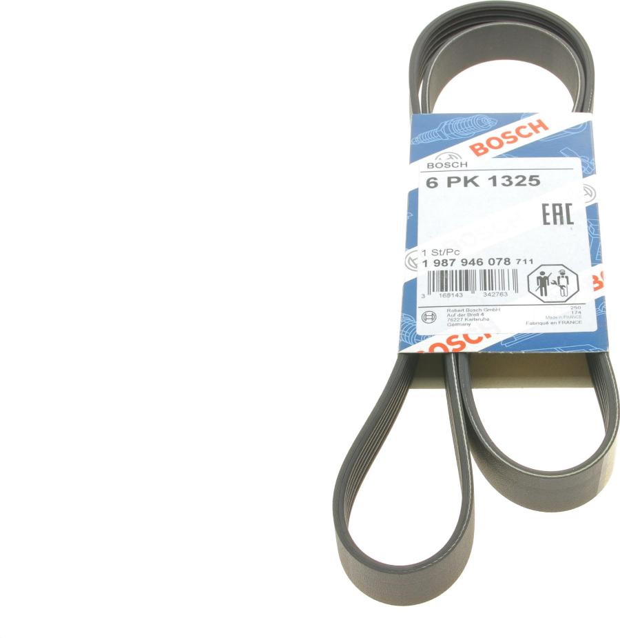 BOSCH 1 987 946 078 - V-Ribbed Belt onlydrive.pro