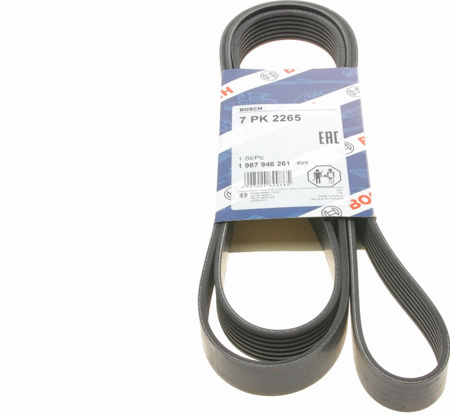 BOSCH 1 987 946 261 - V-Ribbed Belt onlydrive.pro