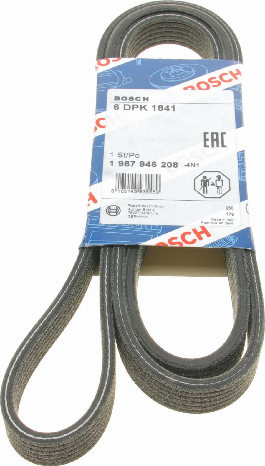 BOSCH 1 987 946 208 - V-Ribbed Belt onlydrive.pro