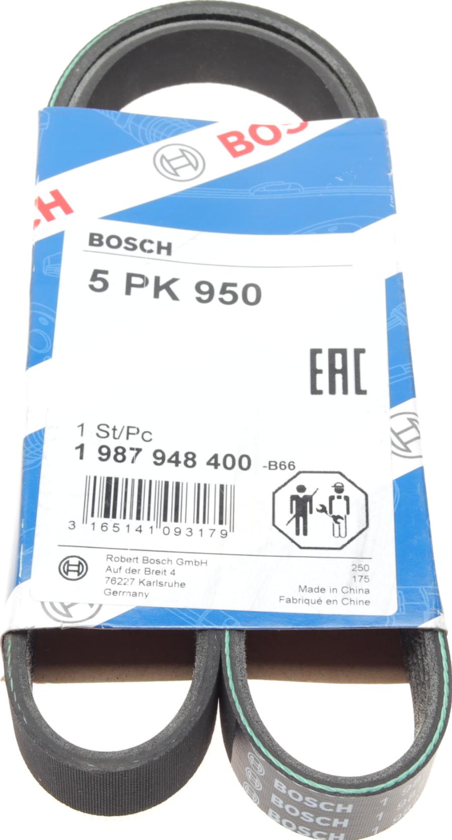 BOSCH 1 987 948 400 - V formos rumbuoti diržai onlydrive.pro