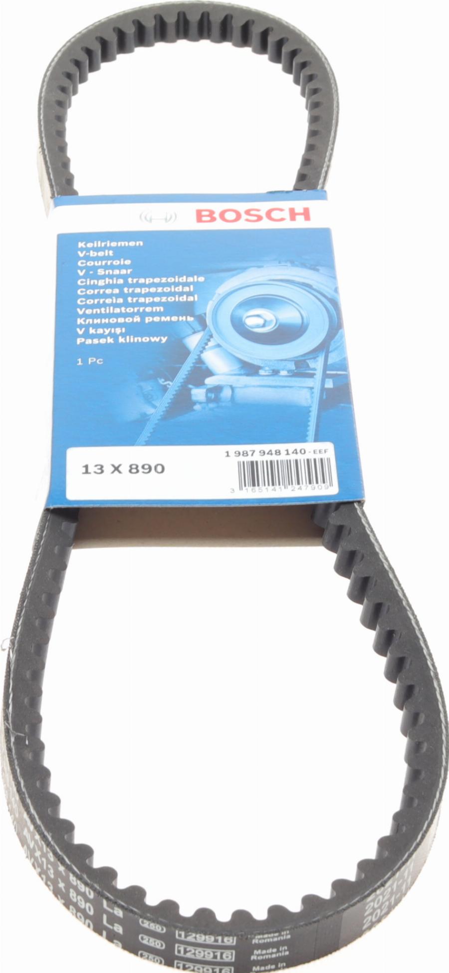 BOSCH 1 987 948 140 - Клиновой ремень, поперечные рёбра onlydrive.pro