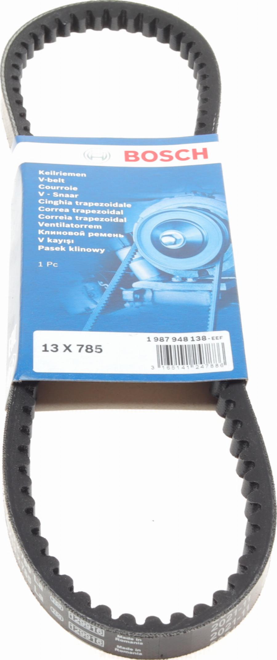 BOSCH 1 987 948 138 - Клиновой ремень, поперечные рёбра onlydrive.pro