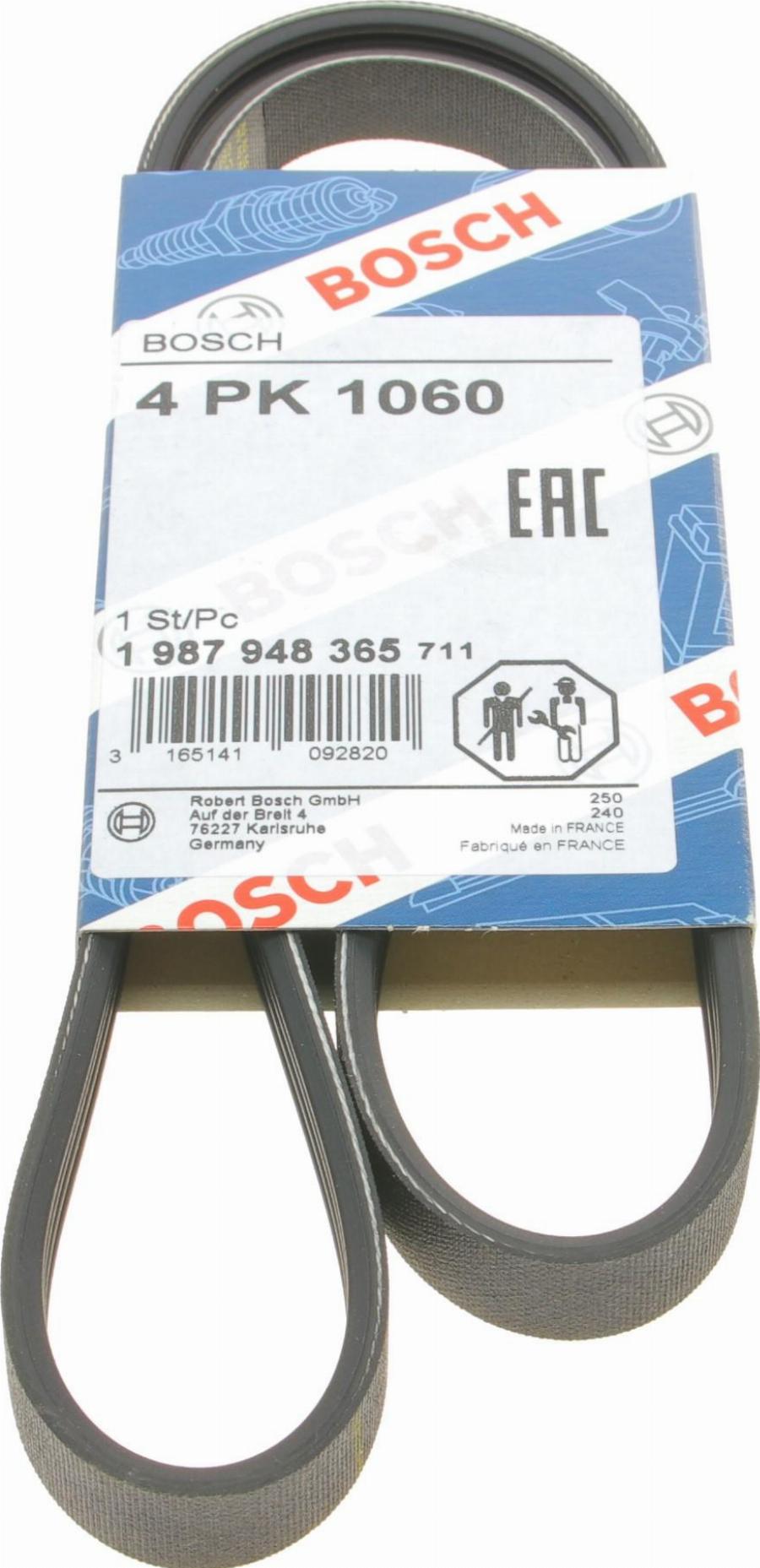 BOSCH 1 987 948 365 - V-Ribbed Belt onlydrive.pro