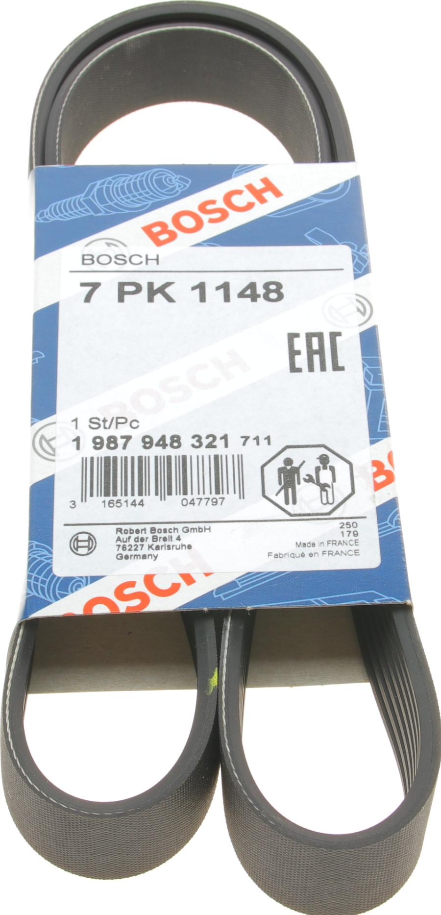 BOSCH 1 987 948 321 - Поликлиновой ремень onlydrive.pro