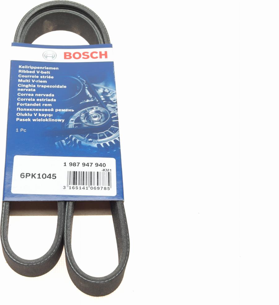 BOSCH 1 987 947 940 - V-Ribbed Belt onlydrive.pro