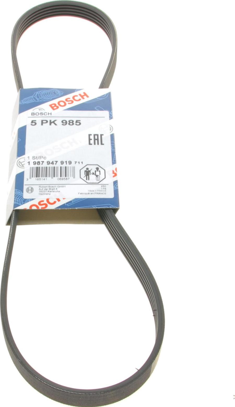 BOSCH 1 987 947 919 - V-Ribbed Belt onlydrive.pro