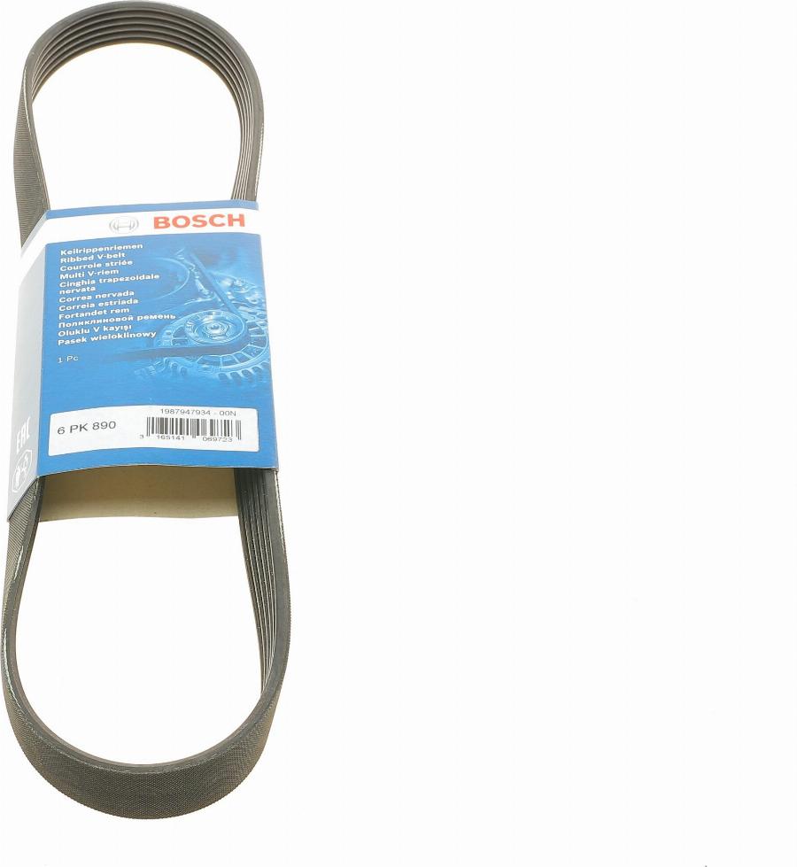 BOSCH 1 987 947 934 - V-Ribbed Belt onlydrive.pro