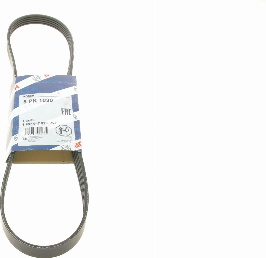 BOSCH 1 987 947 923 - V-Ribbed Belt onlydrive.pro