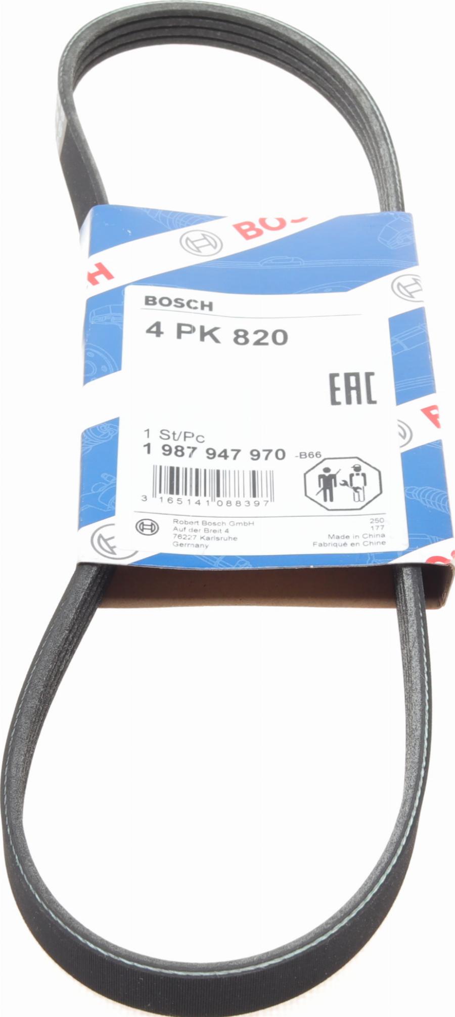 BOSCH 1 987 947 970 - V-Ribbed Belt onlydrive.pro