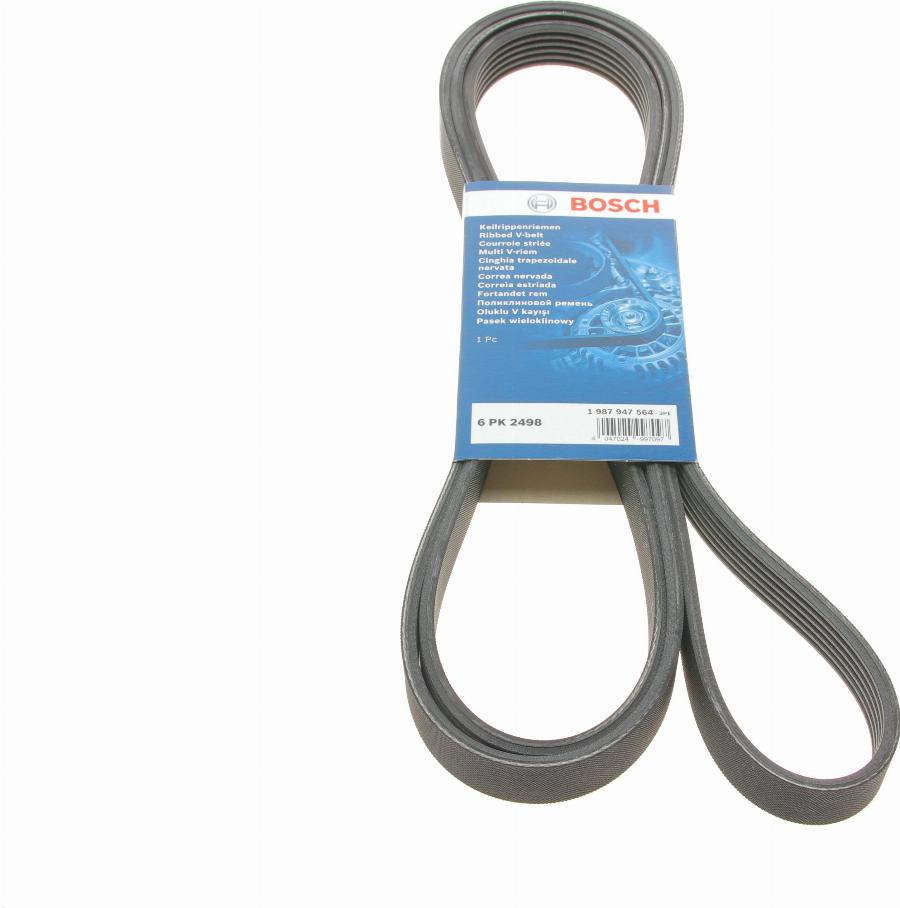 BOSCH 1 987 947 564 - V-Ribbed Belt onlydrive.pro