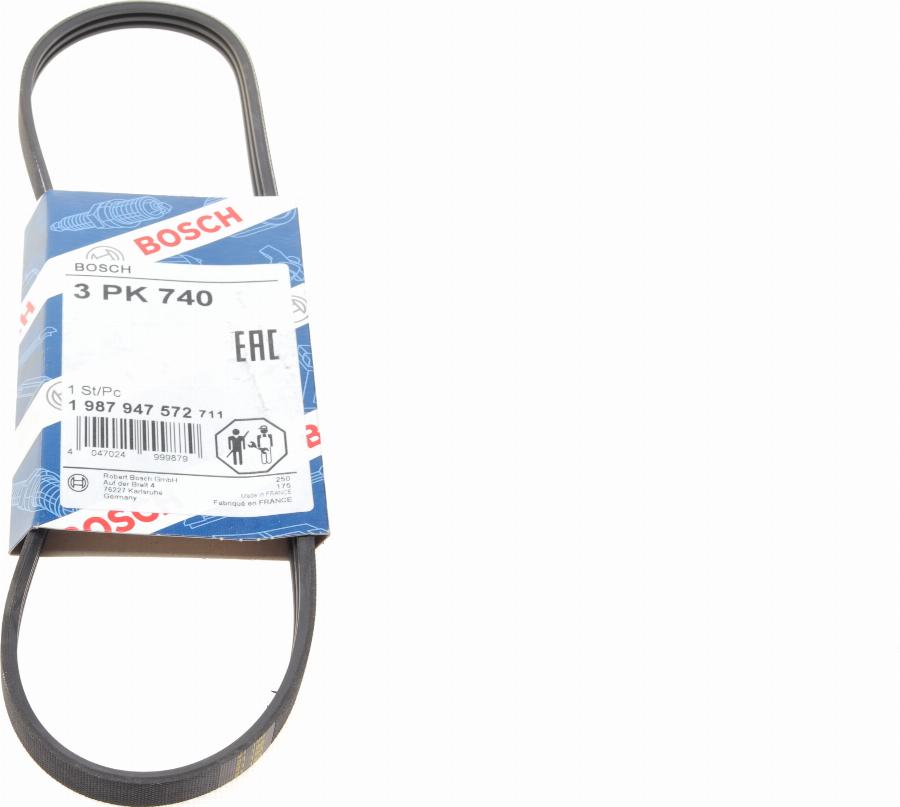 BOSCH 1 987 947 572 - V-Ribbed Belt onlydrive.pro